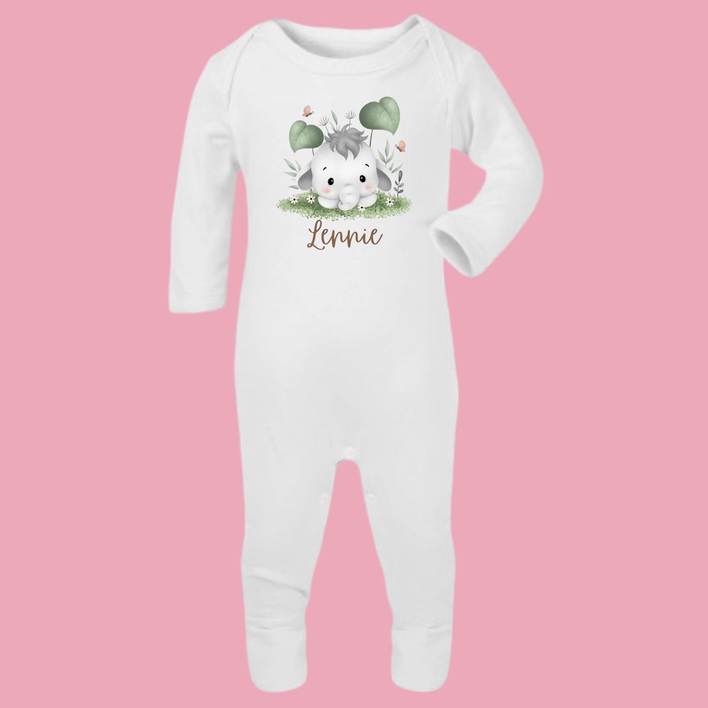 Safari baby romper