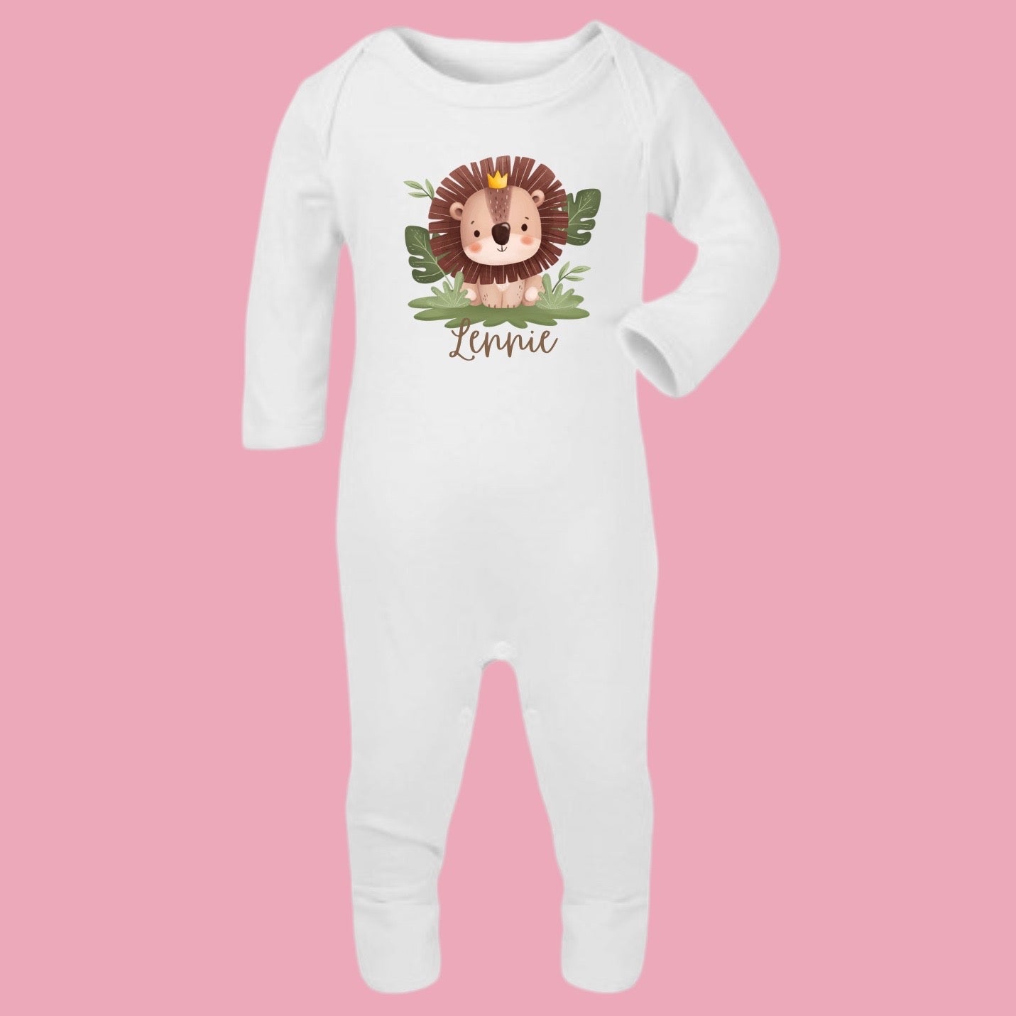 Safari baby romper