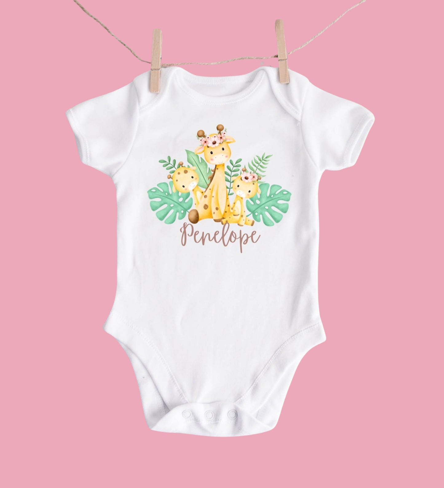 Safari baby bodysuit