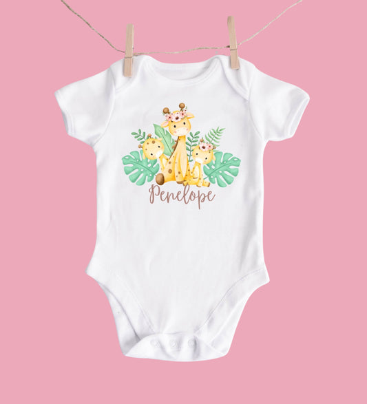 Safari baby bodysuit