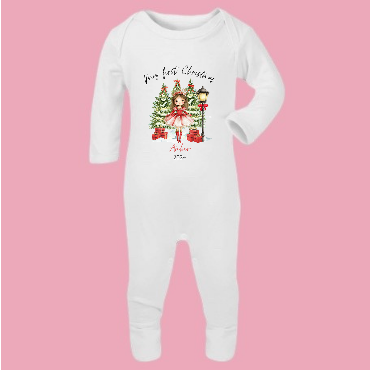 Christmas baby romper