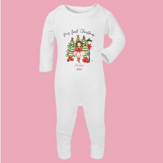 Christmas baby romper