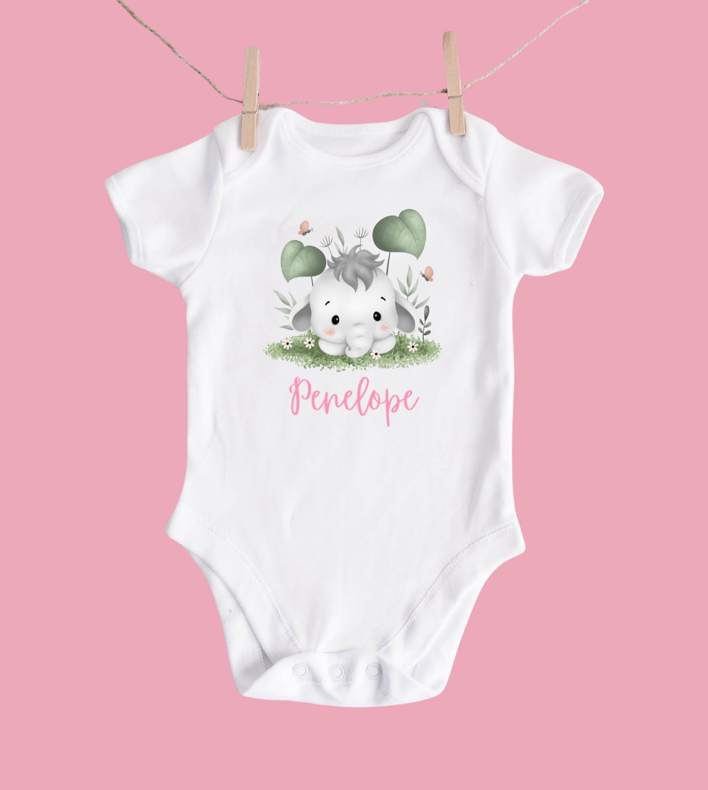 Safari baby bodysuit