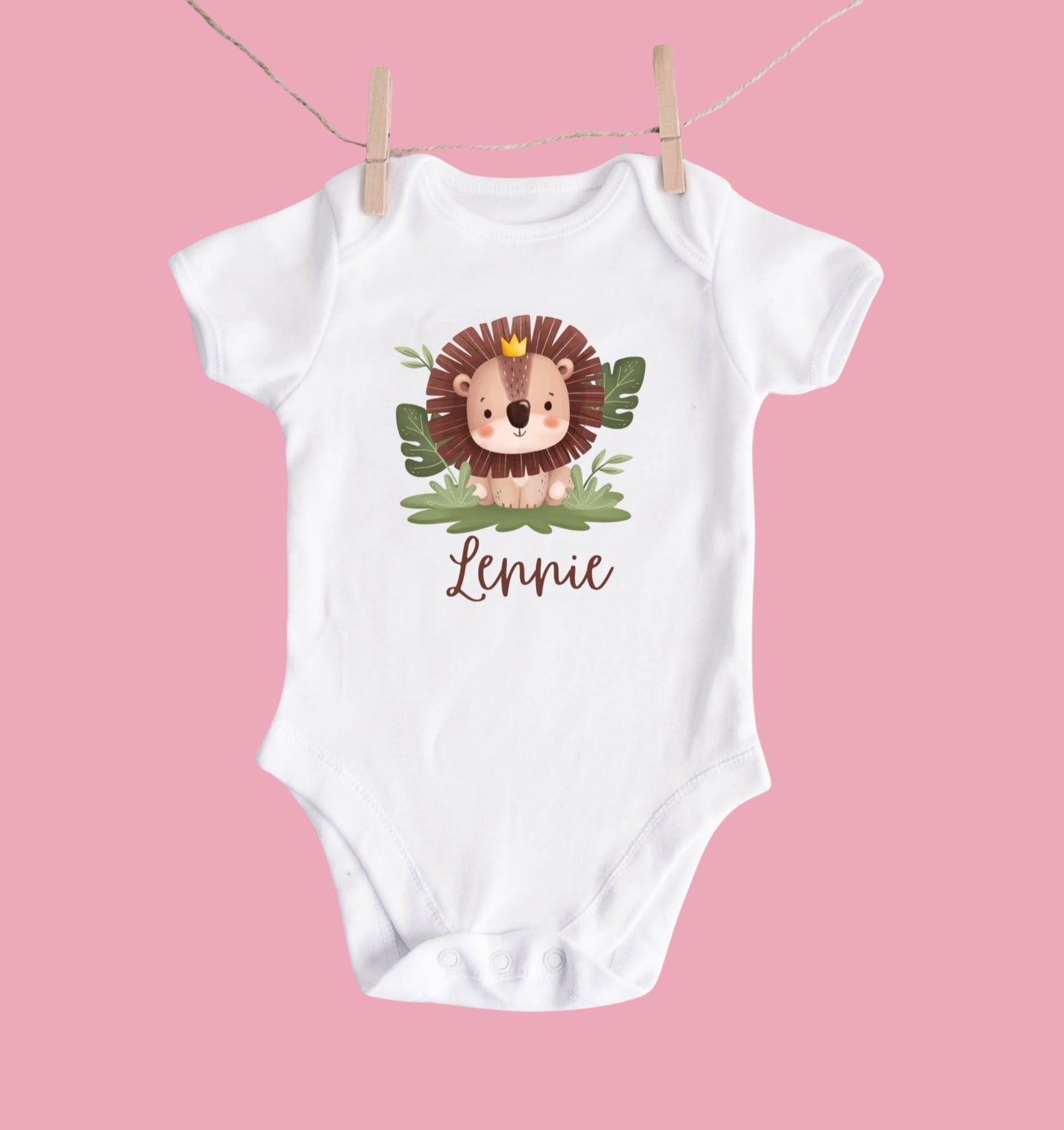 Safari baby bodysuit