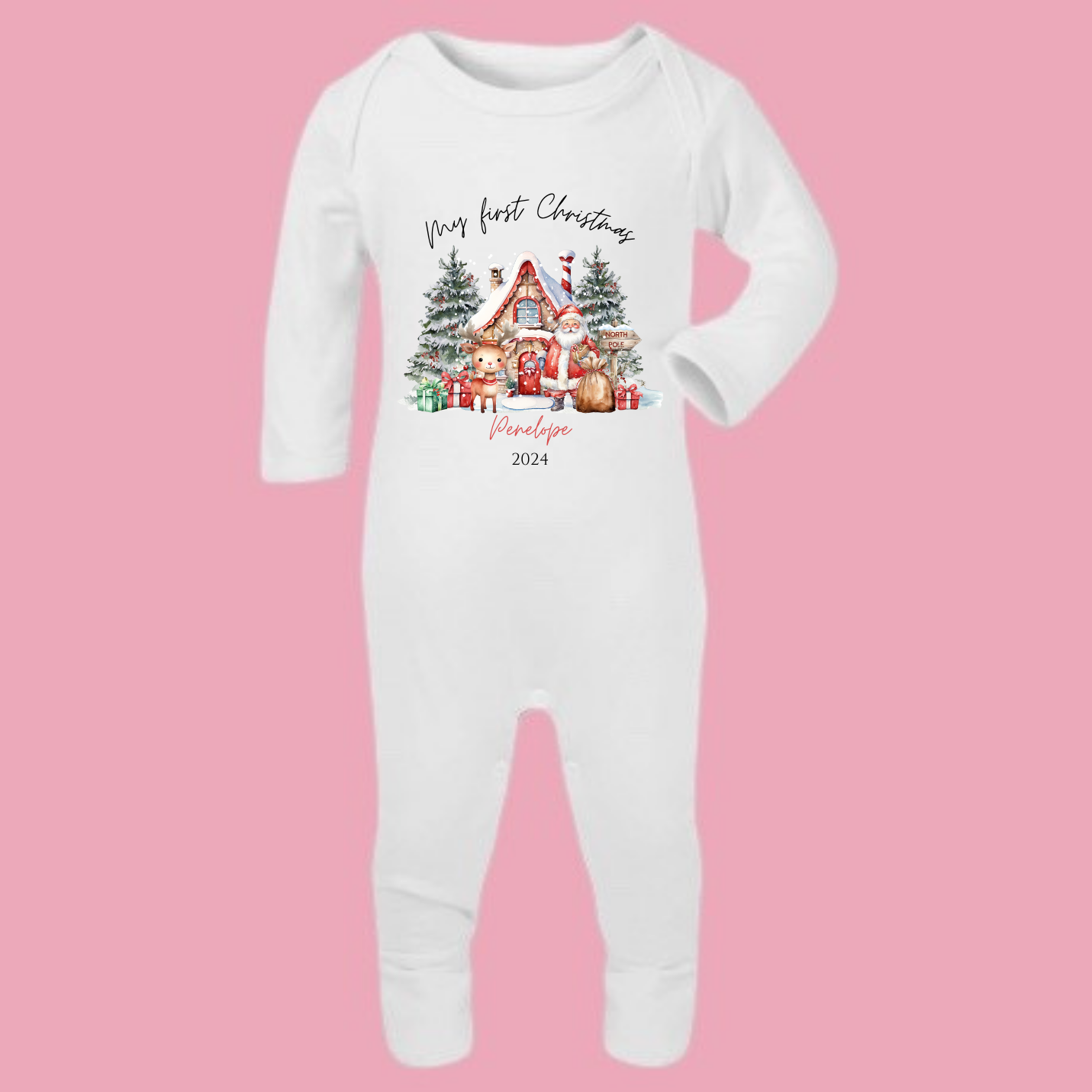 Christmas baby romper