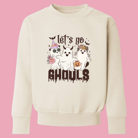 Girls halloween sweatshirt