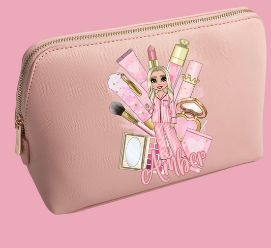 Personalised make-up bag