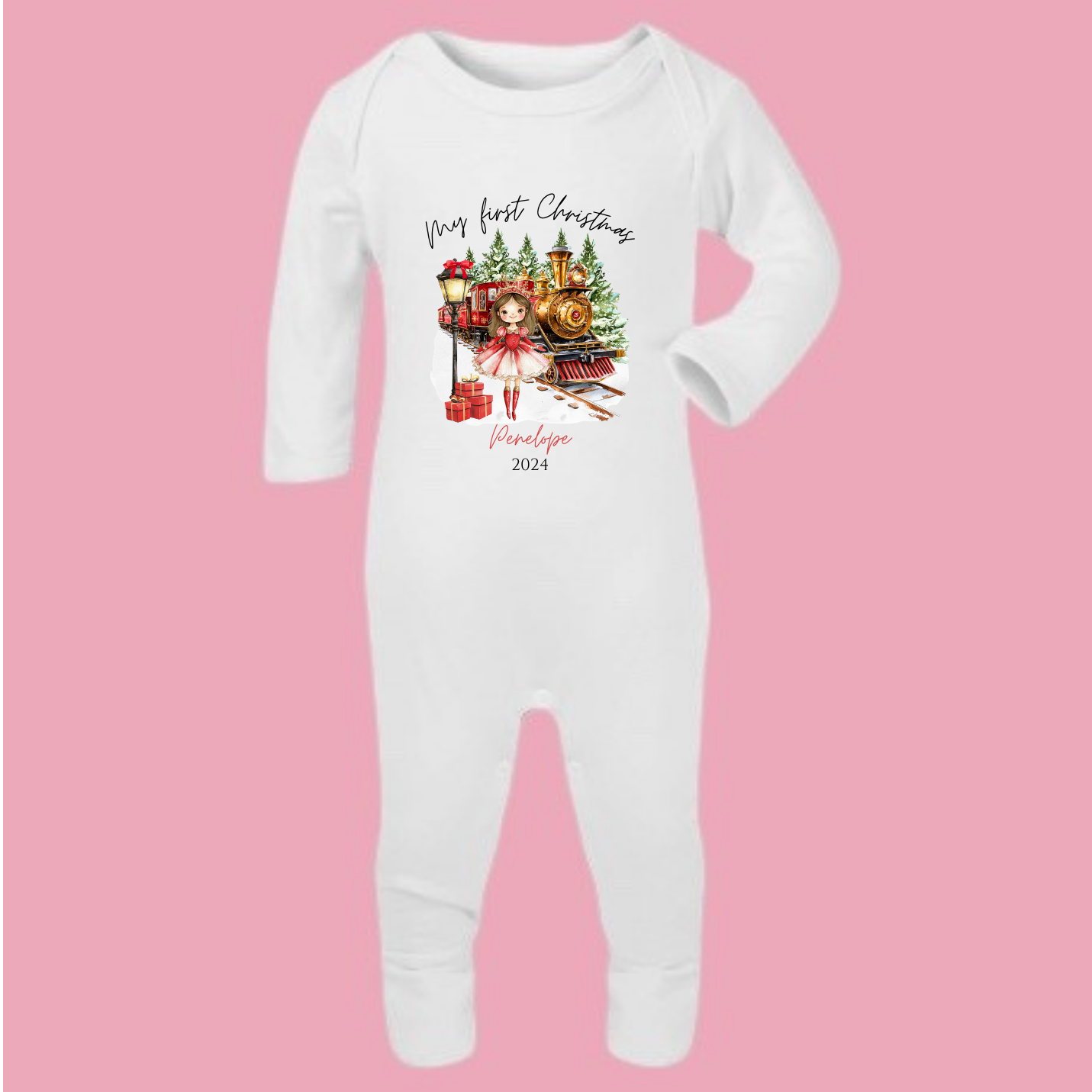 Christmas baby romper