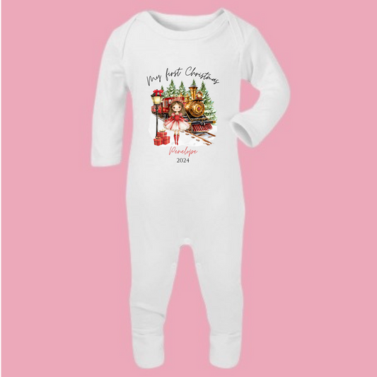 Christmas baby romper