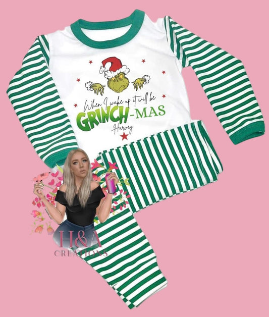 Grinch pyjamas