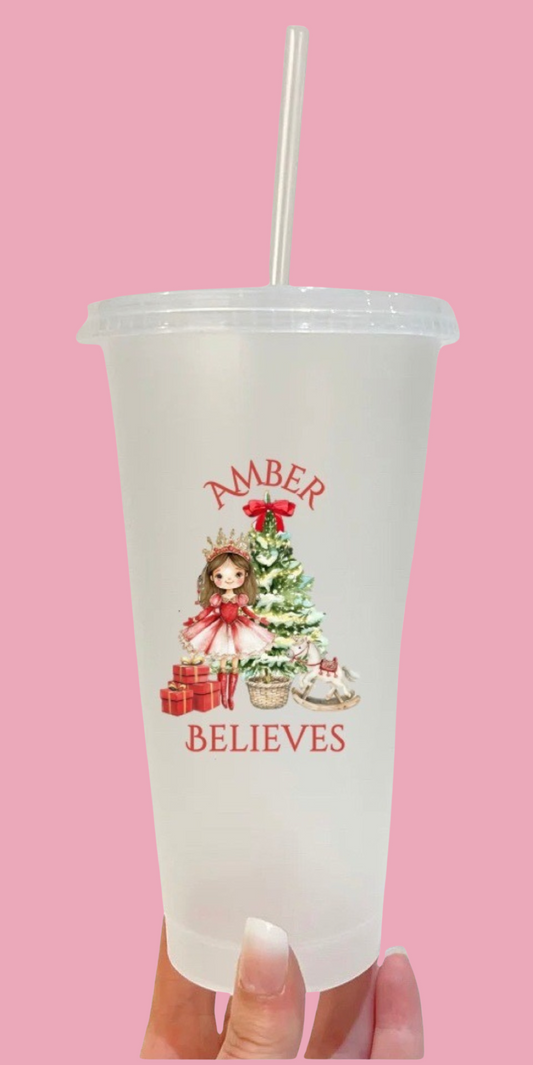 Christmas design cold cup