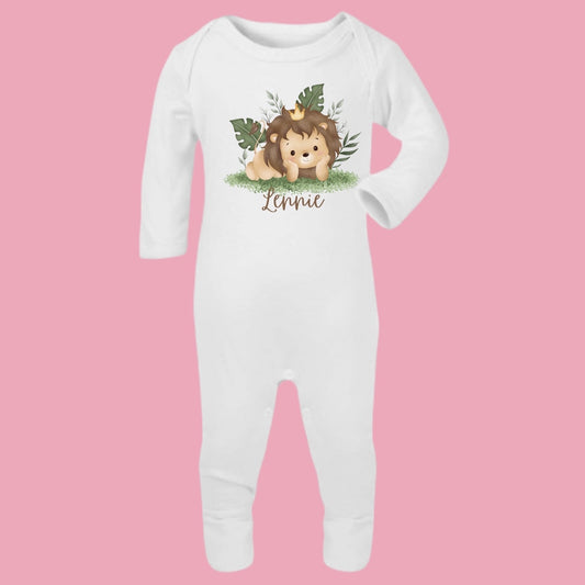 Safari baby romper