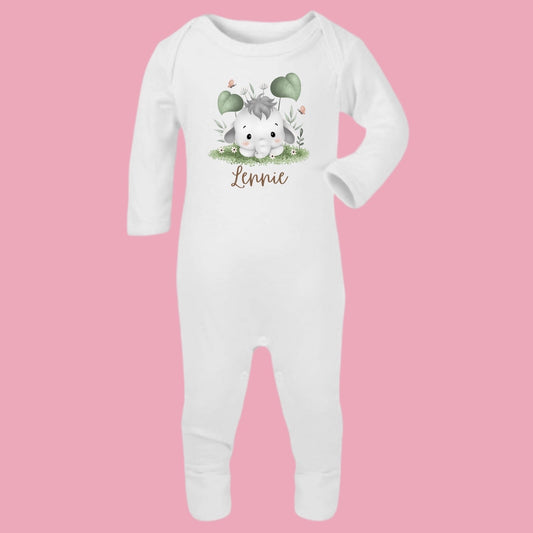 Safari baby romper